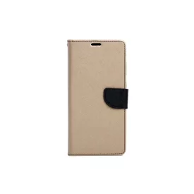   Smart Fancy Samsung Galaxy A15 A155f / A15 5G A156B oldalra nyíló tok, Bézs Arany