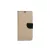 Smart Fancy Samsung Galaxy A16 5G A166B oldalra nyíló tok, Bézs Arany