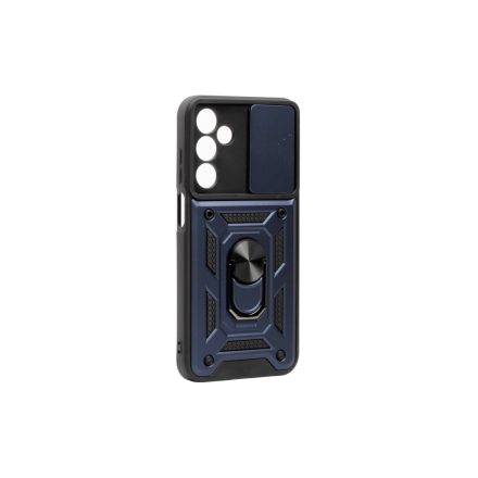 Hybrid Armor Camshield Samsung Galaxy A55 5G A556b ütésálló hátlap, tok kameravédővel, Kék