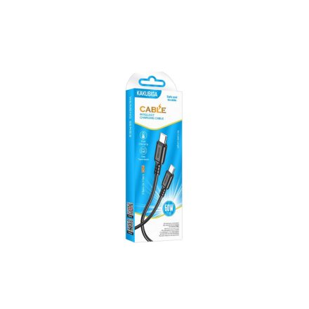 Kakusiga KSC-982 Weimeng USB Type-C / Type-C Kábel 3A 1 Méter Fekete