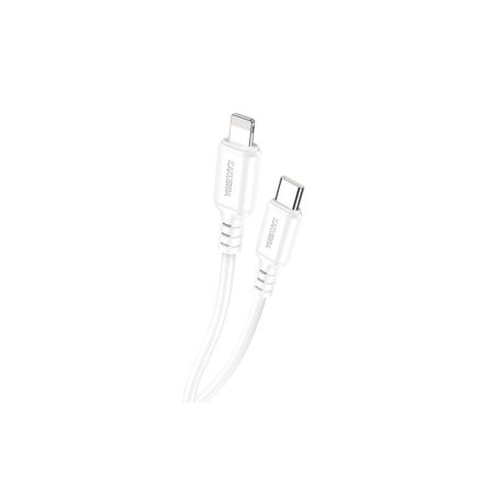Kakusiga KSC-982 Weimeng USB Type-C / Lightning Kábel PD 20W 1 Méter Fehér