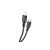 Kakusiga KSC-982 Weimeng USB Type-C / Lightning Kábel PD 20W 1 Méter Fekete