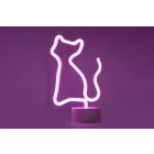 YOOUP Cat Pink LED asztali neon dekoráció