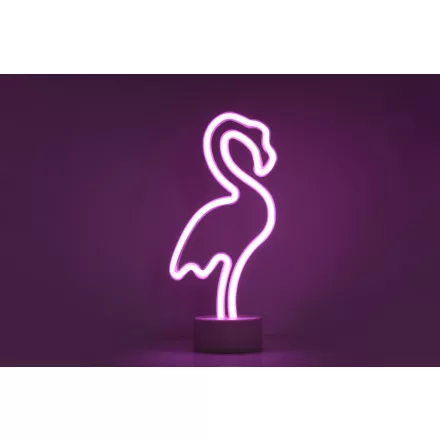 YOOUP Flamingo LED asztali neon dekoráció