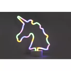 YOOUP Unicorn LED asztali neon dekoráció