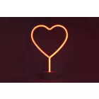 YOOUP Heart LED asztali neon dekoráció