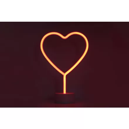 YOOUP Heart LED asztali neon dekoráció