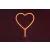 YOOUP Heart LED asztali neon dekoráció