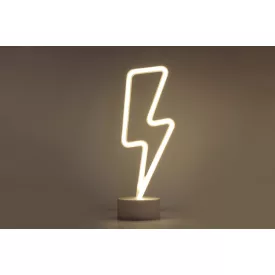 YOOUP Lightning sárga LED asztali neon dekoráció