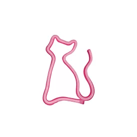 YOOUP Cat Pink LED fali neon dekoráció