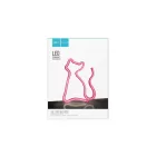 YOOUP Cat Pink LED fali neon dekoráció