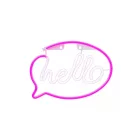 YOOUP Hello LED fali neon dekoráció