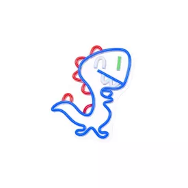 YOOUP Dino LED fali neon dekoráció, plexi hátlappal