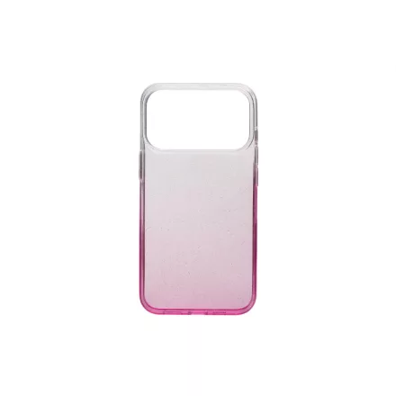 iPhone 17 Pro Max (6.9) Színátmenetes Csillogós TPU Védőtok Pink