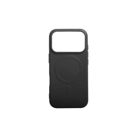YOOUP Magnetic Pasztell TPU Tok iPhone 17 Pro Max (6.9) - MagSafe Kompatibilis Fekete