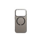YOOUP Magnetic Mintás TPU Tok iPhone 17 Pro 6.3-hoz Magsafe Kompatibilis Carbon Szürke