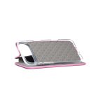 Smart Diva iPhone 17 Pro 6.3 ívelt mágneses notesz tok, pink