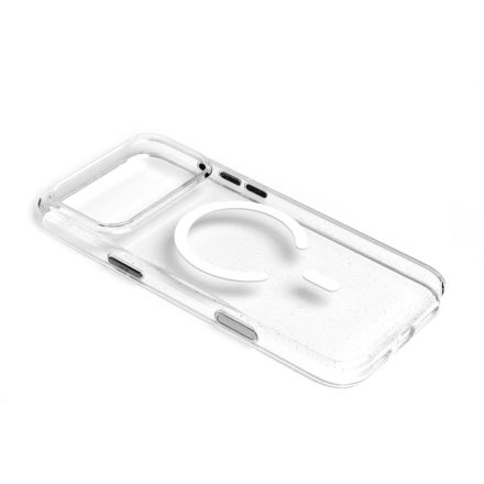 iPhone 17 Pro 6.3" MagSafe Csillogó Ütésálló Tok