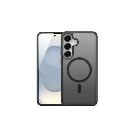 DUX DUCIS YIND TPU-PC Tok Samsung Galaxy S25 S931 MagSafe Kompatibilis Fekete