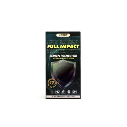 YOOUP Full Impact Ütésálló Fólia iPhone 17 Pro 6.3" Fekete