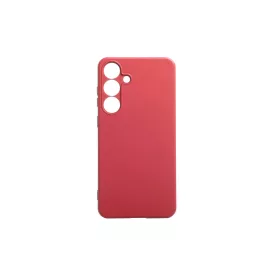 YOOUP Alpha Gumírozott TPU Tok Samsung Galaxy S25 FE Piros