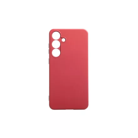 YOOUP Alpha Gumírozott TPU Tok Samsung Galaxy S25 FE Piros