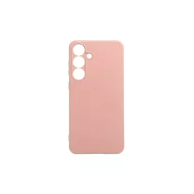   YOOUP Alpha Gumírozott TPU Tok Samsung Galaxy S25 FE Rózsaszín
