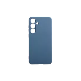   YOOUP Alpha Gumírozott TPU Tok Samsung Galaxy S25 FE Sötétkék