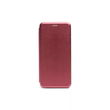 Mágneses Notesz Tok (Ívelt) Samsung Galaxy A17 5G Bordó
