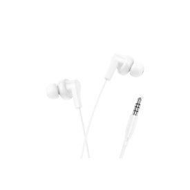 HOCO M114 JIA Vezetékes Headset 3.5mm Jack, Fehér