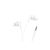 HOCO M114 JIA Vezetékes Headset 3.5mm Jack, Fehér