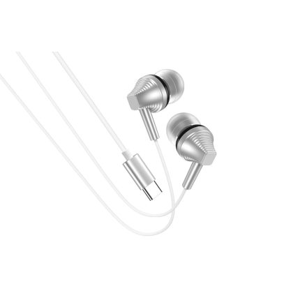 KAKUSIGA KSC-1309 Yuexia Vezetékes Headset (DAC) Type-C Ezüst