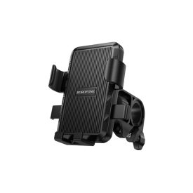   BOROFONE BH137 Kerékpáros és Motoros Telefontartó Fekete (Biciklis)