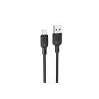 Borofone BX121 Micro USB töltőkábel 2.4A 1m fekete