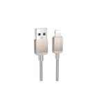 BOROFONE BX120 Lightning Gyorstöltő Kábel 2.4A 1m Arany