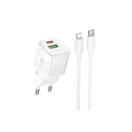 HOCO N65 PD 20W + QC3.0 Töltő Lightning