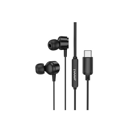 Yooup E15 fülhallgató fekete