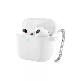 AirPods 4 szilikon tok - Fehér