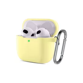 AirPods 4 szilikon tok - Sárga