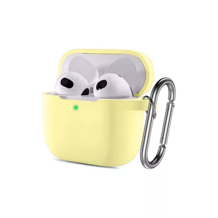 AirPods 4 szilikon tok - Sárga