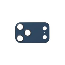 iPhone 17 Pro Max (6.9) Fém Keretes Kamera Védő Üvegfólia Kék