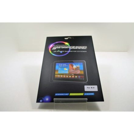 Univerzális karc és ütésálló fólia átlátszó szélekkel 8.0 colos tablet Screen Guard