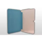 Smart Cover bőr hatású tablet tok Samsung Galaxy Tab 3 10.1 Remax Youth türkiz