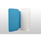 Smart Cover bőr hatású tablet tok Samsung Galaxy Tab 3 8.0 Remax Youth türkiz