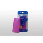 Samsung S5 Remax Pudding szilikon tok átlátszó pink