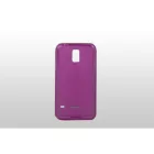 Samsung S5 Remax Pudding szilikon tok átlátszó pink