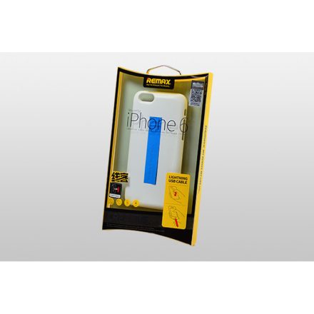 Remax Creative Case + Cable iPhone 6 Plexi Tok fehér