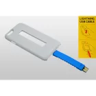 Remax Creative Case + Cable iPhone 6 Plexi Tok fehér
