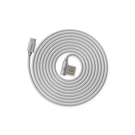 Töltő és adatkábel USB/Type-C csatlakozóval Remax Rayen RC-075A ezüst