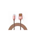 Remax Silver Serpent RC-080A USB Type-C töltő kábel rose gold